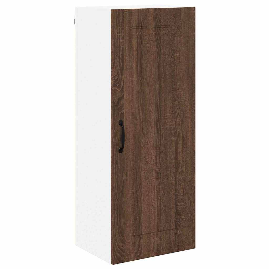 Kitchen Wall Cabinet Brown Oak 40 x 31 x 100 cm Engineered Wood